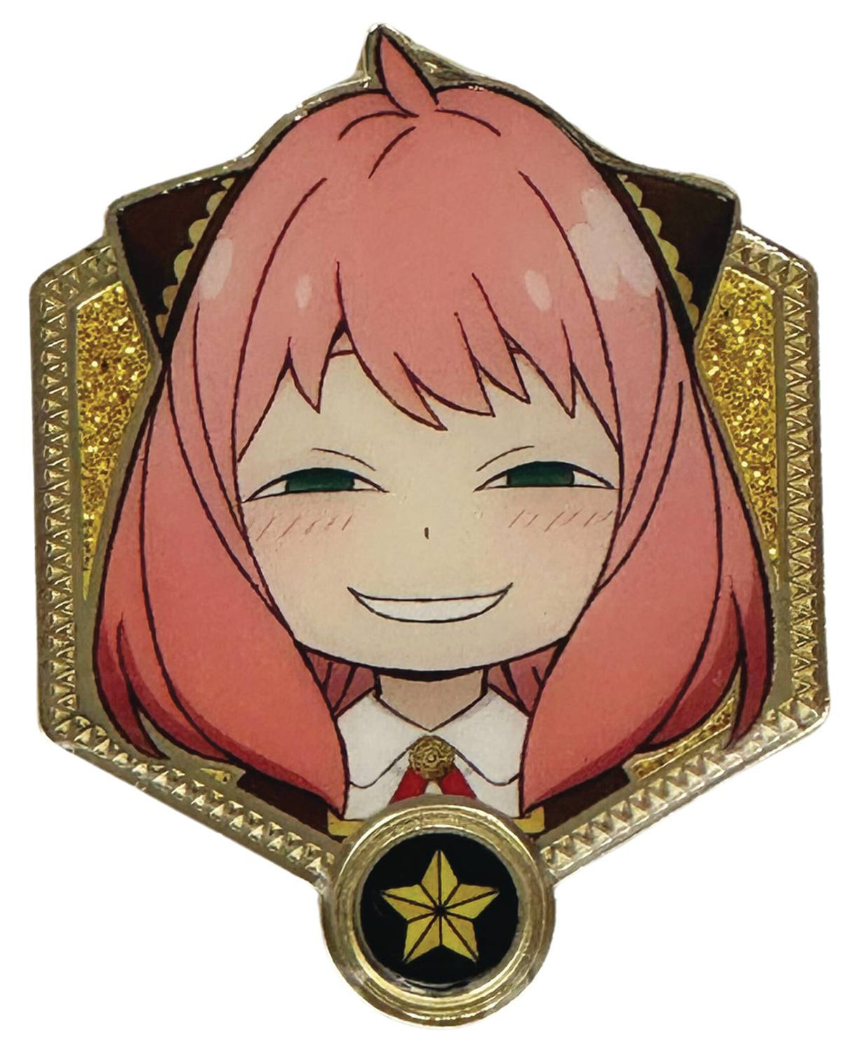 Spy x Family Smirking Anya Golden Series 2 Pin - Cozy Manga