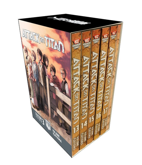 Attack on Titan Season 3 Part 1 Manga Box Set (Vol 13, 14, 15, 16, 17) - Cozy Manga
