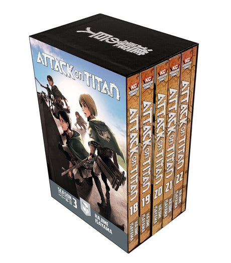Attack on Titan Season 3 Part 2 Manga Box Set (Vol 18, 19, 20, 21, 22) - Cozy Manga