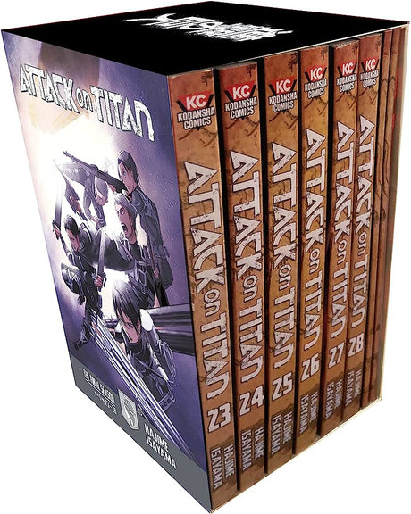 Attack on Titan The Final Season Part 1 Manga Box Set (Vol 23, 24, 25, 26, 27, 28) - Cozy Manga