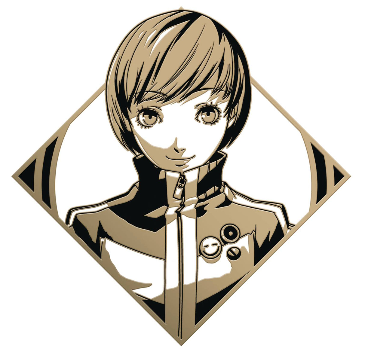 Persona 4 Golden Chie ZMS 10th Anniversary Pin - Cozy Manga