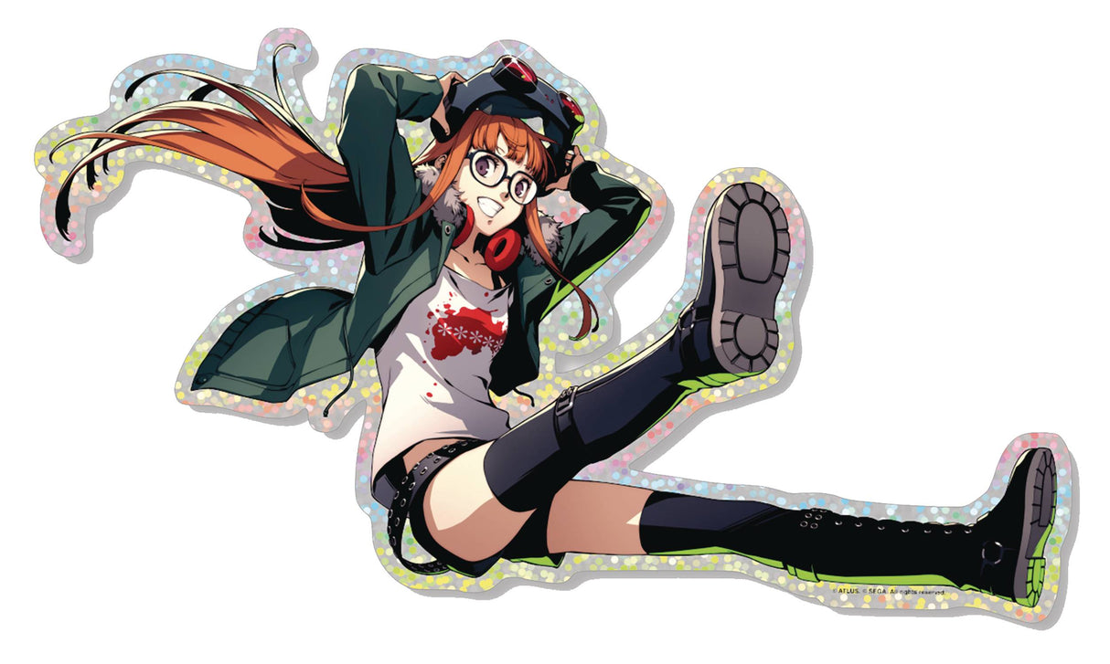 Persona 5 Royal Futaba Sakura Mega Vinyl Glitter Sticker - Cozy Manga